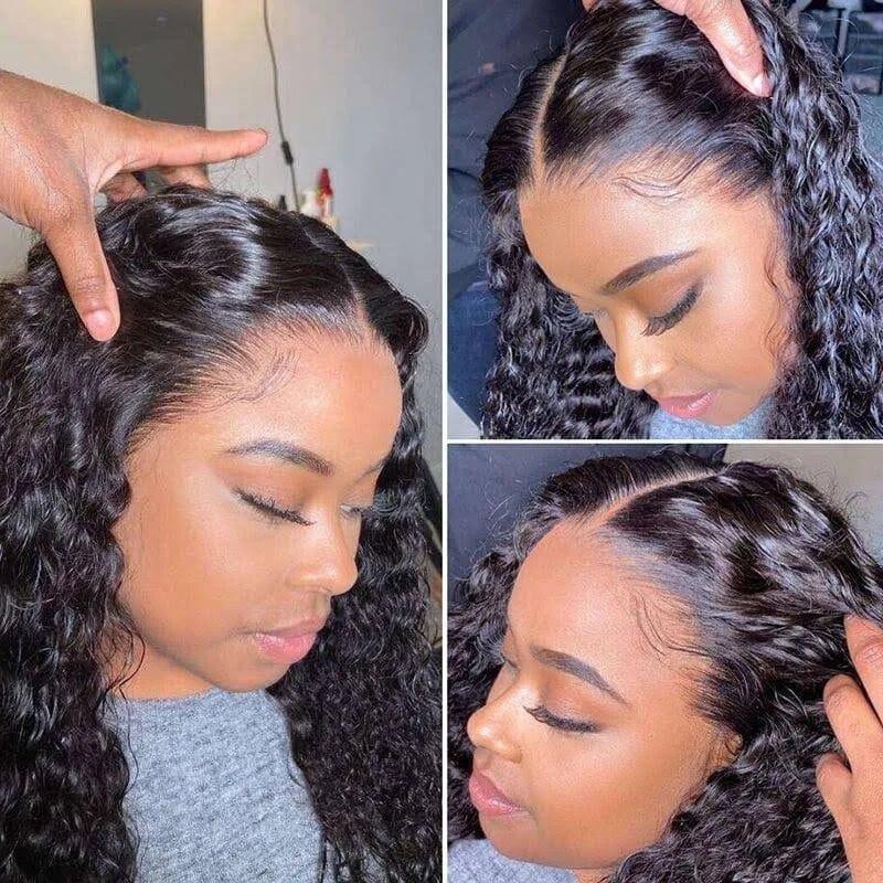 Nadula Pre everything Wig 2.0™ | 13x4 Transparent Lace Front Jerry Curly Real Ear to Ear Lace Put on and Go Wig
