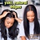 Youtuber's Same | Nadula Yaki Straight 7x5 Byebye Knots And 5x5 HD Lace Put on and Go Glueless Lace Human Hair Wig