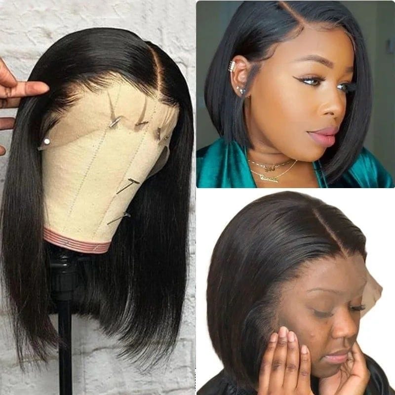 Nadula Flash Sale Straight Bob Wig 180% Density Lace Closure Wig Pre Plucked Natural Hairline