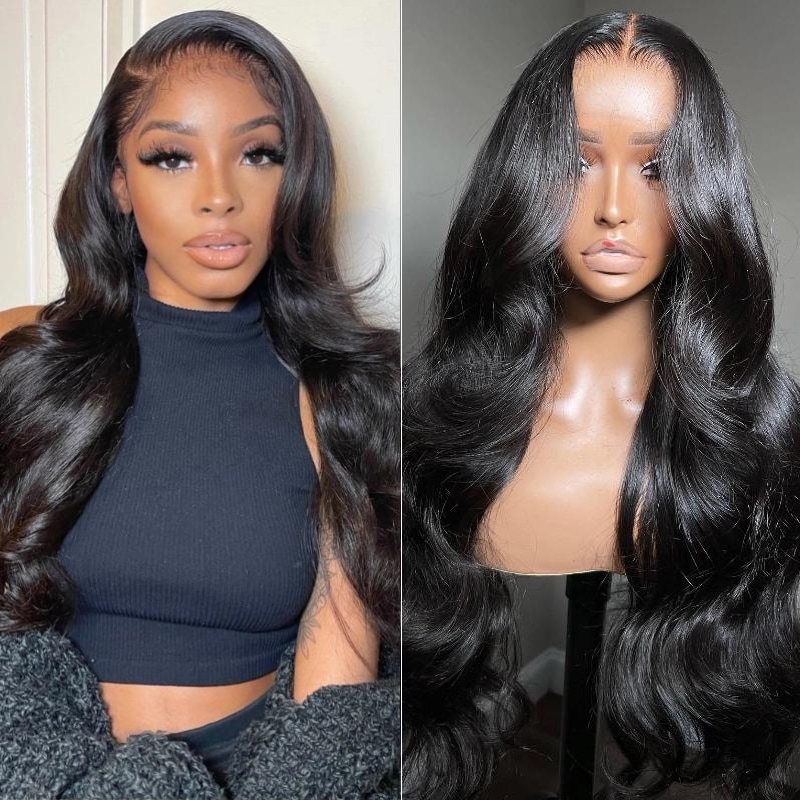 Code: Last15 | Nadula 50% Off Body Wave 6x4.5 And 7x5 Bye Bye Knots Put On and Go Wig Natural Hairline