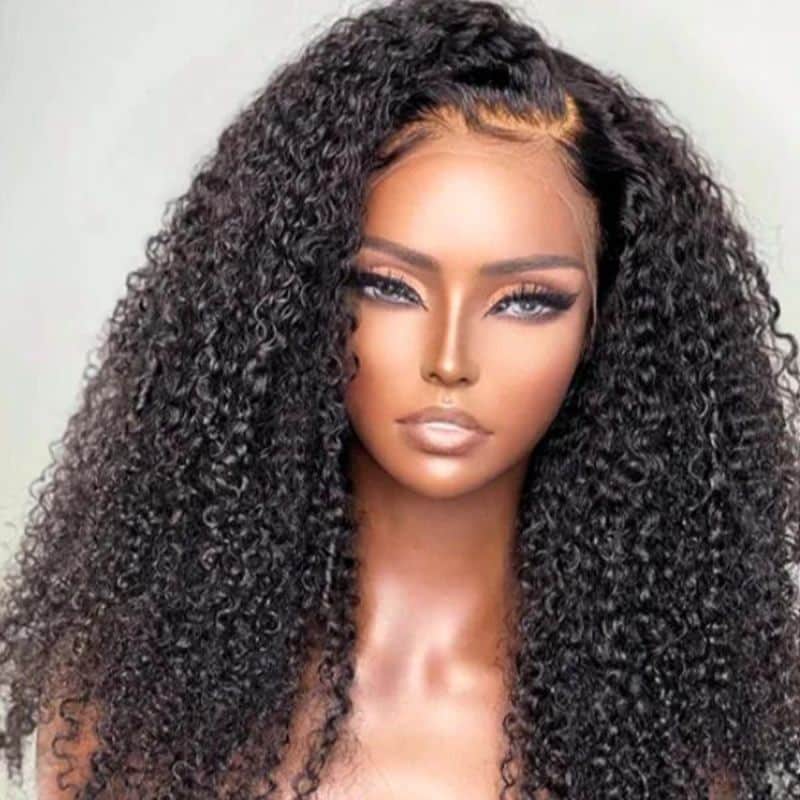 Price Dropped | Nadula 180% Density 4C Kinky Curly 13x4 Lace Front Human Hair Wigs