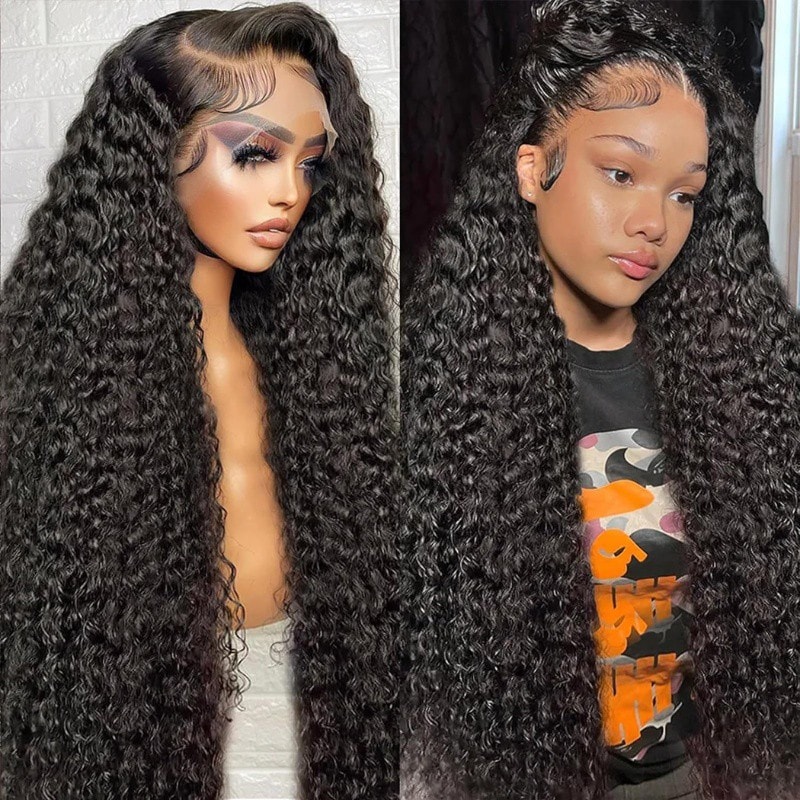 Nadula Jerry Curly Lace Front Wig Virgin Human Hair With Baby Hair 200% Density