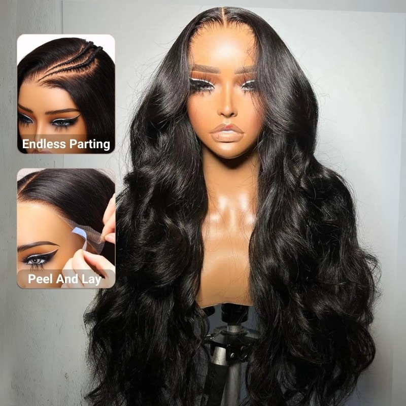 Nadula Pre everything Wig 2.0™ | 13x4 Transparent Lace Front Body Wave Real Ear to Ear Lace Put on and Go Wig