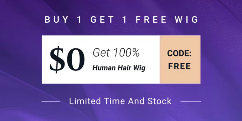 Nadula human hair wigs:buy one get one free wigs