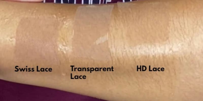 Swiss Lace vs HD Lace vs Transparent Lace