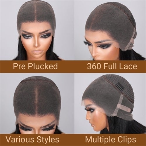 How to care for your 360 lace front wig?