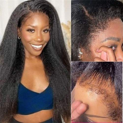 Why black women choose kinky curly edges wigs?