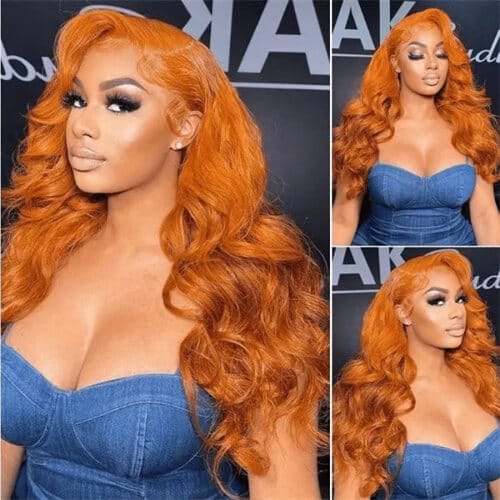 orange ginger wigs