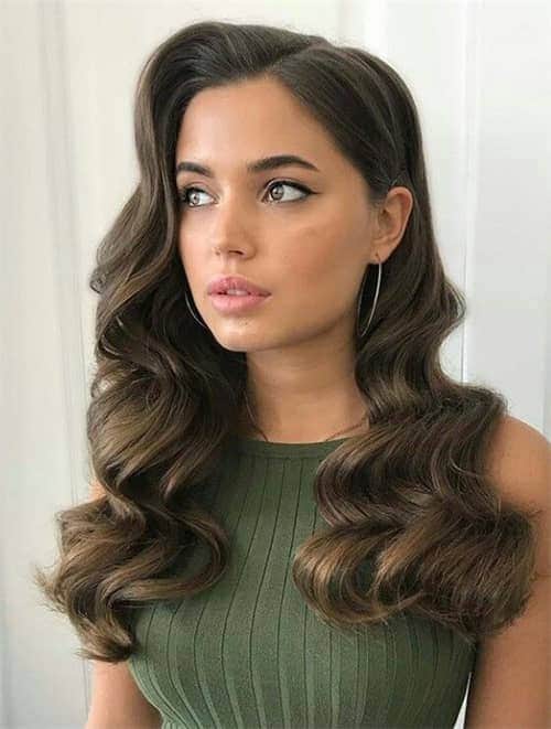 side part hairstyle